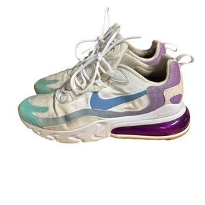 Nike Air Max 270 React Gradient Shift Multicolor Sneakers Size 9.5